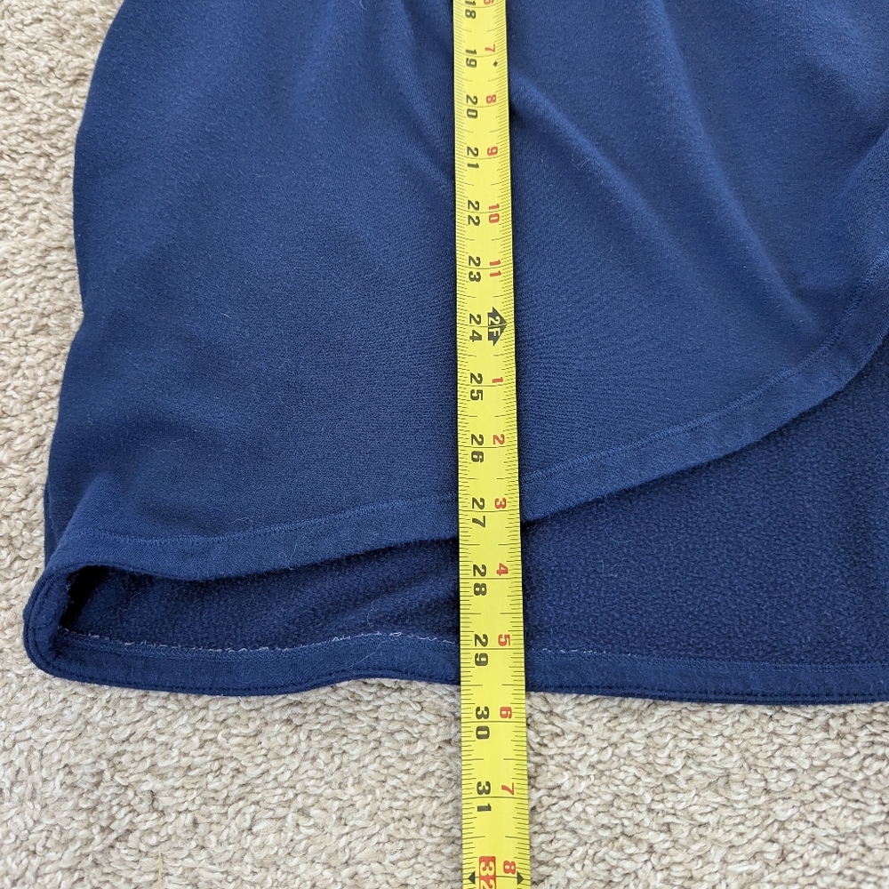 Athleta Purana Wrap Sweatshirt Enchanted Blue Plush Nirvana Soft Cozy - Picture 6 of 11